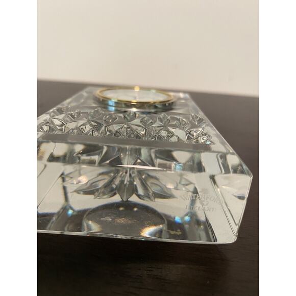 Waterford Lismore Crystal 4.25” Tall Clock - Picture 3 of 3
